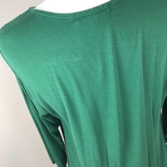 Nine Britton Green Lace-Up Front Dress Size M - Picture 6 of 6